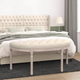 Linen bench 110.5x45x49 cm by vidaXL, Banks - Ref: Foro24-344415, Price: 153,97 €, Discount: %