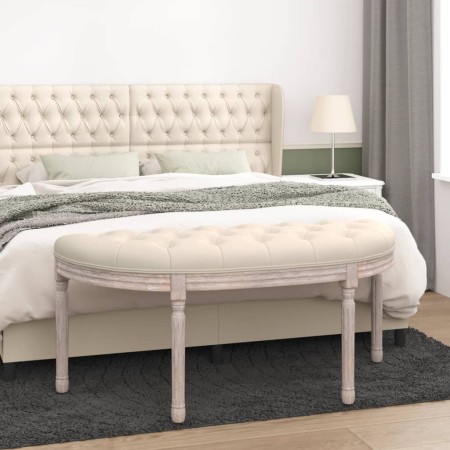 Banco de lino 110,5x45x49 cm de vidaXL, Bancos - Ref: Foro24-344415, Precio: 172,98 €, Descuento: %