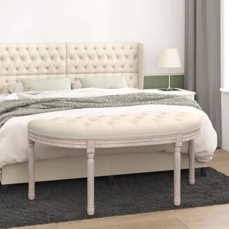 Banco de lino 110,5x45x49 cm de vidaXL, Bancos - Ref: Foro24-344415, Precio: 153,97 €, Descuento: %