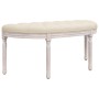 Banco de lino 110,5x45x49 cm de vidaXL, Bancos - Ref: Foro24-344415, Precio: 172,98 €, Descuento: %
