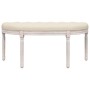 Banco de lino 110,5x45x49 cm de vidaXL, Bancos - Ref: Foro24-344415, Precio: 172,98 €, Descuento: %