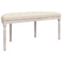 Banco de lino 110,5x45x49 cm de vidaXL, Bancos - Ref: Foro24-344415, Precio: 172,98 €, Descuento: %