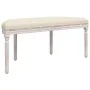 Banco de lino 110,5x45x49 cm de vidaXL, Bancos - Ref: Foro24-344415, Precio: 153,97 €, Descuento: %