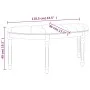 Banco de lino 110,5x45x49 cm de vidaXL, Bancos - Ref: Foro24-344415, Precio: 153,97 €, Descuento: %