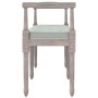 Banco de terciopelo gris claro 110x40x70 cm de vidaXL, Bancos - Ref: Foro24-344425, Precio: 126,95 €, Descuento: %