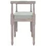 Banco de terciopelo gris claro 110x40x70 cm de vidaXL, Bancos - Ref: Foro24-344425, Precio: 116,03 €, Descuento: %