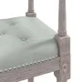 Banco de terciopelo gris claro 110x40x70 cm de vidaXL, Bancos - Ref: Foro24-344425, Precio: 116,03 €, Descuento: %