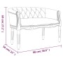 Banco de lino 98x56x69 cm de vidaXL, Bancos - Ref: Foro24-344508, Precio: 396,26 €, Descuento: %