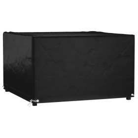 Funda para muebles de jardín 8 ojales cuadrada 125x125x75 cm