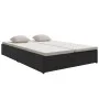 Tumbona convertible con cojines de ratán sintético negro by vidaXL, Outdoor beds - Ref: Foro24-317238, Price: 397,78 €, Disco...