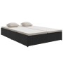 Tumbona convertible con cojines de ratán sintético negro von vidaXL, Betten im Freien - Ref: Foro24-317238, Preis: 403,10 €, ...