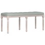 Banco de terciopelo gris claro 110x40x49 cm de vidaXL, Bancos - Ref: Foro24-344453, Precio: 103,12 €, Descuento: %