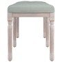 Banco de terciopelo gris claro 110x40x49 cm de vidaXL, Bancos - Ref: Foro24-344453, Precio: 103,12 €, Descuento: %