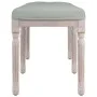 Banco de terciopelo gris claro 110x40x49 cm de vidaXL, Bancos - Ref: Foro24-344453, Precio: 101,94 €, Descuento: %