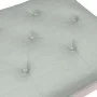 Banco de terciopelo gris claro 110x40x49 cm de vidaXL, Bancos - Ref: Foro24-344453, Precio: 101,94 €, Descuento: %