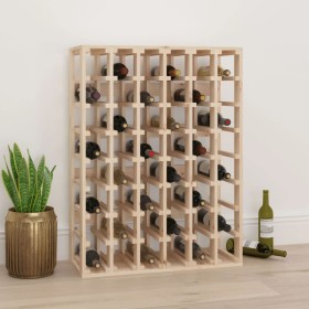 Flaschenregal aus massivem Kiefernholz, 70 x 33 x 94 cm von vidaXL, Weinregale - Ref: Foro24-822531, Preis: 109,41 €, Rabatt: %