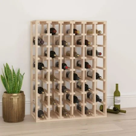 Botellero madera maciza de pino 70x33x94 cm de vidaXL, Botelleros - Ref: Foro24-822531, Precio: 108,02 €, Descuento: %