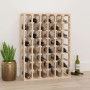 Solid pine wood bottle rack 70x33x94 cm by vidaXL, Wine racks - Ref: Foro24-822531, Price: 109,41 €, Discount: %