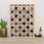 Solid pine wood bottle rack 70x33x94 cm by vidaXL, Wine racks - Ref: Foro24-822531, Price: 109,41 €, Discount: %