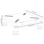 Soporte para monitor negro 33,5x34x10,5 cm de vidaXL, Muebles TV - Ref: Foro24-51721, Precio: 22,11 €, Descuento: %
