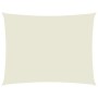 Toldo de vela rectangular tela Oxford color crema 3,5x4,5 m