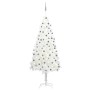 Árbol de Navidad preiluminado con luces y bolas blanco 210 cm de vidaXL, Arboles de navidad - Ref: Foro24-3077721, Precio: 17...