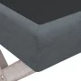 Dark gray velvet stool with storage 110x45x49 cm by vidaXL, Benches for halls and storage - Ref: Foro24-344526, Price: 117,81...