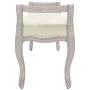 Linen bench 110x45x60 cm by vidaXL, Banks - Ref: Foro24-344436, Price: 160,66 €, Discount: %