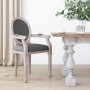 Silla de comedor tela gris oscuro 54x56x96,5 cm by vidaXL, dining chairs - Ref: Foro24-344481, Price: 185,12 €, Discount: %