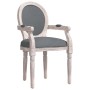 Silla de comedor tela gris oscuro 54x56x96,5 cm by vidaXL, dining chairs - Ref: Foro24-344481, Price: 185,12 €, Discount: %