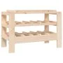 Flaschenregal aus massivem Kiefernholz, 61,5 x 30 x 42 cm von vidaXL, Weinregale - Ref: Foro24-822561, Preis: 32,46 €, Rabatt: %