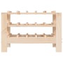 Botellero madera maciza de pino 61,5x30x42 cm de vidaXL, Botelleros - Ref: Foro24-822561, Precio: 32,78 €, Descuento: %