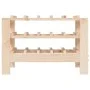 Solid pine wood bottle rack 61.5x30x42 cm by vidaXL, Wine racks - Ref: Foro24-822561, Price: 32,46 €, Discount: %