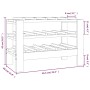 Botellero madera maciza de pino 61,5x30x42 cm de vidaXL, Botelleros - Ref: Foro24-822561, Precio: 32,78 €, Descuento: %