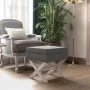 Stool with storage dark gray fabric 45x45x49 cm by vidaXL, Benches for halls and storage - Ref: Foro24-344516, Price: 68,43 €...