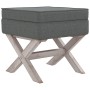 Hocker mit Stauraum aus dunkelgrauem Stoff, 45 x 45 x 49 cm von vidaXL, Bänke für Hallen und Lager - Ref: Foro24-344516, Prei...