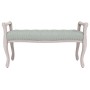 Banco de terciopelo gris claro 110x45x60 cm de vidaXL, Bancos - Ref: Foro24-344439, Precio: 128,20 €, Descuento: %