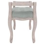 Banco de terciopelo gris claro 110x45x60 cm de vidaXL, Bancos - Ref: Foro24-344439, Precio: 128,20 €, Descuento: %