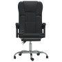 Reclining office chair in black synthetic leather by vidaXL, Office chairs - Ref: Foro24-349619, Price: 112,20 €, Discount: %