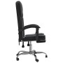 Reclining office chair in black synthetic leather by vidaXL, Office chairs - Ref: Foro24-349619, Price: 112,20 €, Discount: %