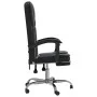 Reclining office chair in black synthetic leather by vidaXL, Office chairs - Ref: Foro24-349619, Price: 110,45 €, Discount: %