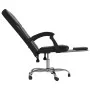 Reclining office chair in black synthetic leather by vidaXL, Office chairs - Ref: Foro24-349619, Price: 110,45 €, Discount: %