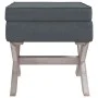 Dark gray velvet storage stool 45x45x49 cm by vidaXL, Benches for halls and storage - Ref: Foro24-344519, Price: 67,99 €, Dis...
