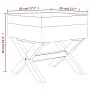 Taburett mit Lagerung dunkelgrüner Dreieck 45x45x49 cm von vidaXL, Bänke für Hallen und Lager - Ref: Foro24-344519, Preis: 68...