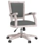 Drehbarer Bürostuhl aus dunkelgrauem Stoff von vidaXL, Bürostühle - Ref: Foro24-344479, Preis: 279,01 €, Rabatt: %