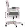 Dark gray fabric swivel office chair by vidaXL, Office chairs - Ref: Foro24-344479, Price: 274,38 €, Discount: %