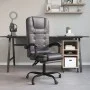 Grauer Massage-Bürostuhl aus Kunstleder von vidaXL, Bürostühle - Ref: Foro24-349669, Preis: 111,19 €, Rabatt: %