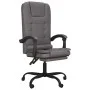 Grauer Massage-Bürostuhl aus Kunstleder von vidaXL, Bürostühle - Ref: Foro24-349669, Preis: 111,19 €, Rabatt: %