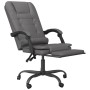 Gray synthetic leather massage reclining office chair by vidaXL, Office chairs - Ref: Foro24-349669, Price: 113,07 €, Discoun...