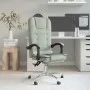 Liegender Bürostuhl mit hellgrauer Samtmassage von vidaXL, Bürostühle - Ref: Foro24-349664, Preis: 115,62 €, Rabatt: %